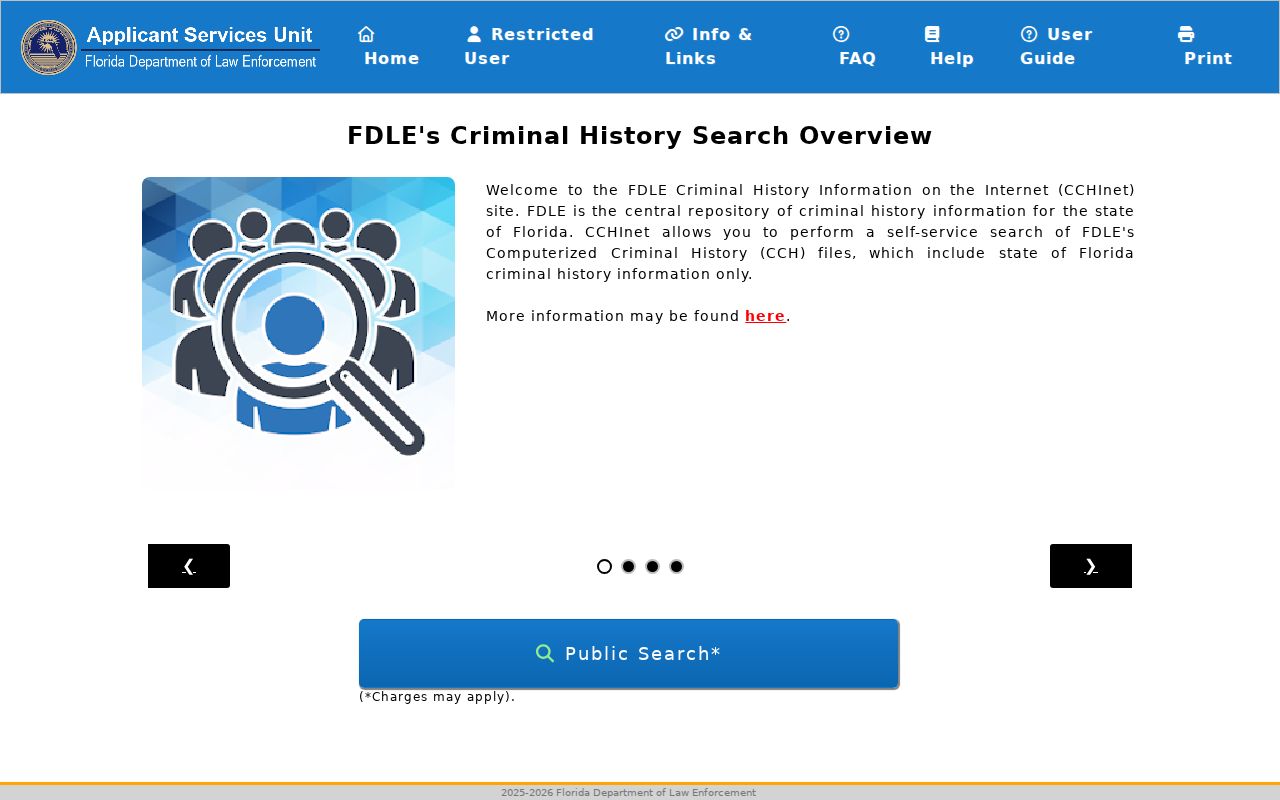 Gadsden County criminal history FDLE Instant Search