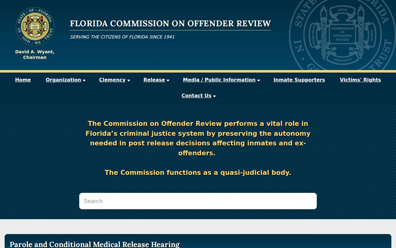 Gadsden County criminal history parole records